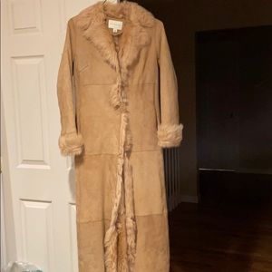 Shearling coat from Banana Republic